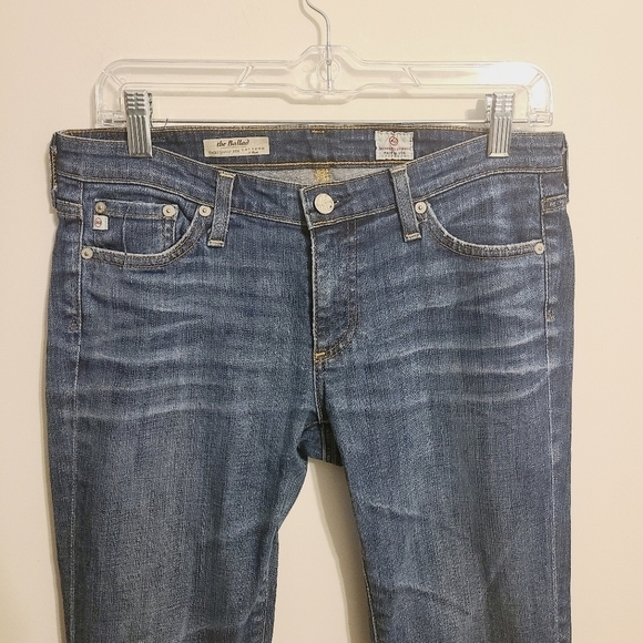 Ag Adriano Goldschmied | Women's Slightly Distressed Ballad Jeans (Size 28R) - Picture 2 of 15
